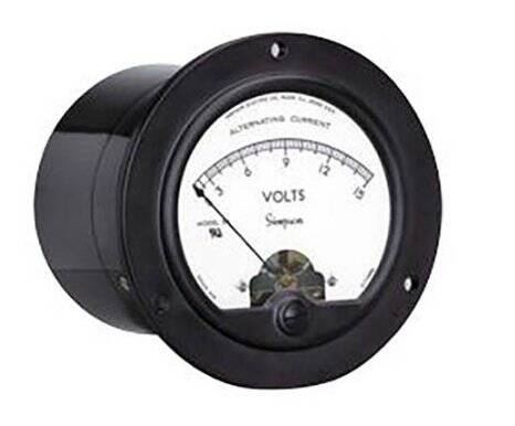 Simpson-155 | Weschler Instruments Round Analog Panel Meter