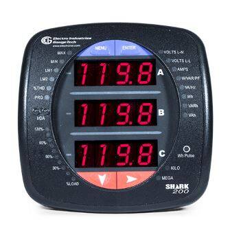 ElectroInd-Shark200b | Weschler Instruments Electro Industries Advanced Power Meter - Shark 200 series