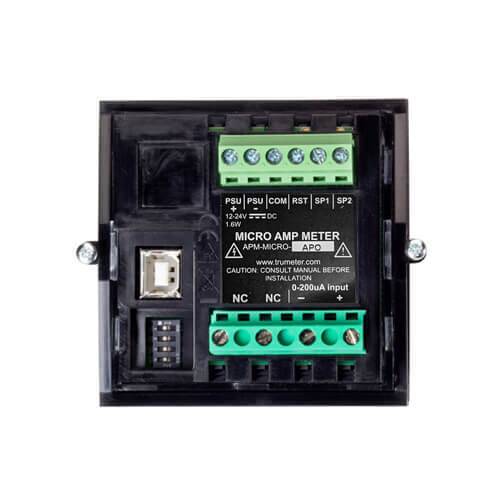 Truemeter-APM_micro_back | Weschler Instruments Trumeter APM Microamp Meter