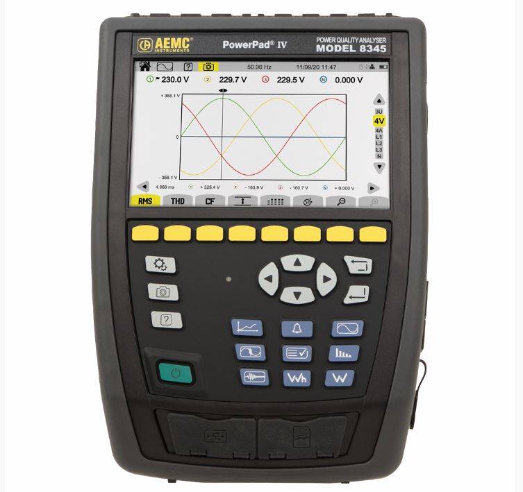 AEMC Power Quality Analyzer | Power & Energy Management