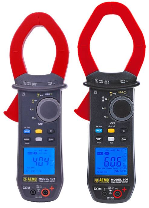 AEMC-404-606 | Weschler Instruments Clamp-On Meters - AEMC Model 404 & 606
