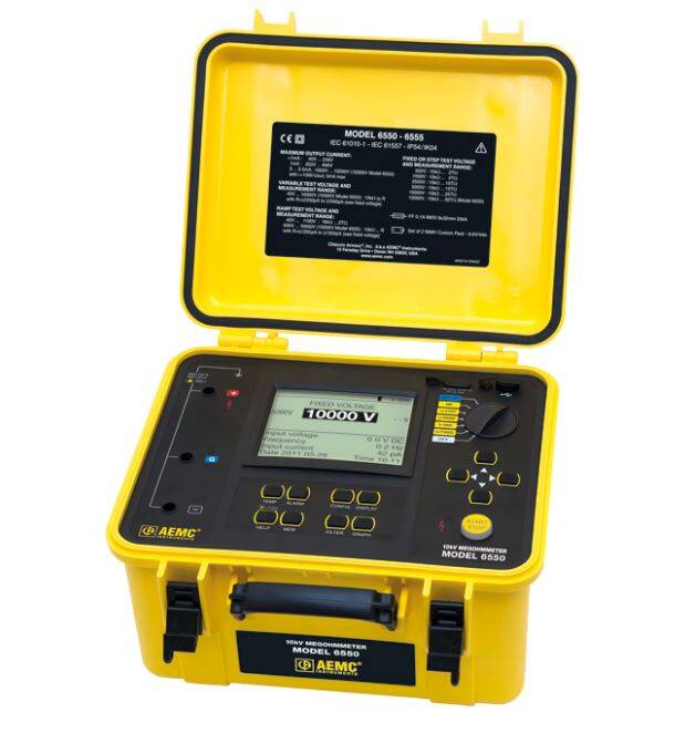 AEMC-6550 | Weschler Instruments Digital Megohmmeter