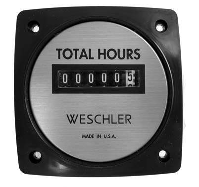 GH352-non-reset | Weschler Instruments Weschler Elapsed Time Meter