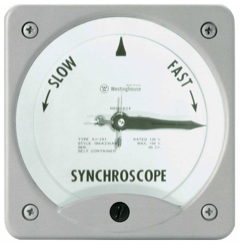 K-241-Synchro-Hishock | Weschler Instruments Watt/VAR/PF/Freq/ Synchro Analog Switchboard