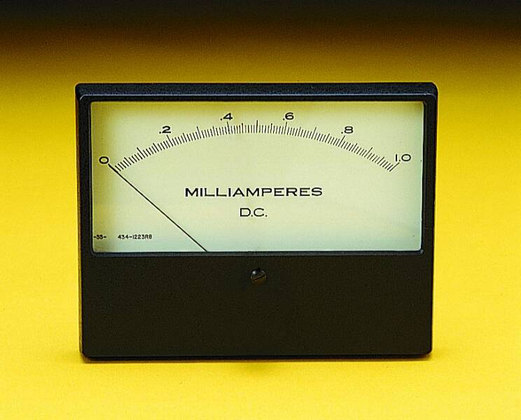 LFE-Panelist-black | Weschler Instruments Panelist Series Analog Panel Meters - LFE