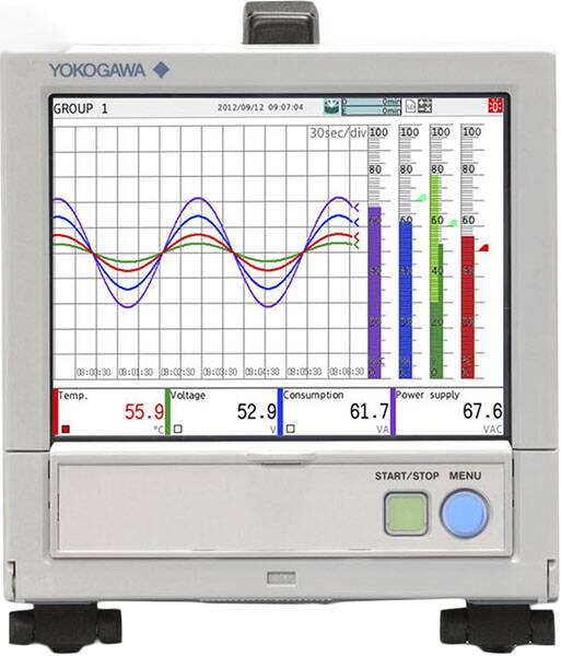 Yoko-GP10_LG | Weschler Instruments Yokogawa Paperless Portable Recorder