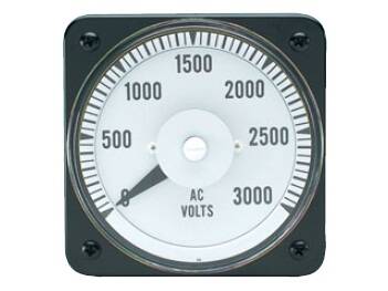 AB-40_AC_Volts | Weschler Instruments AC Voltage Switchboard Meter