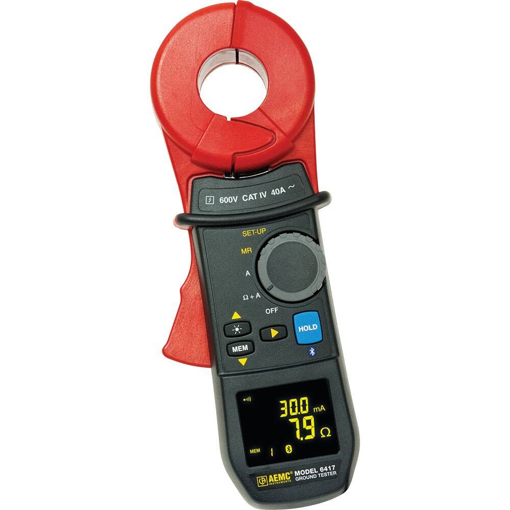 AEMC-6417 | Weschler Instruments Clamp-On Ground Resistance Tester