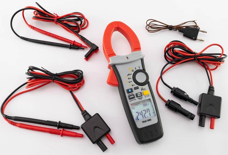 DCM1500S-accessories | Weschler Instruments Solar Clampmeter - Megger DCM1500S