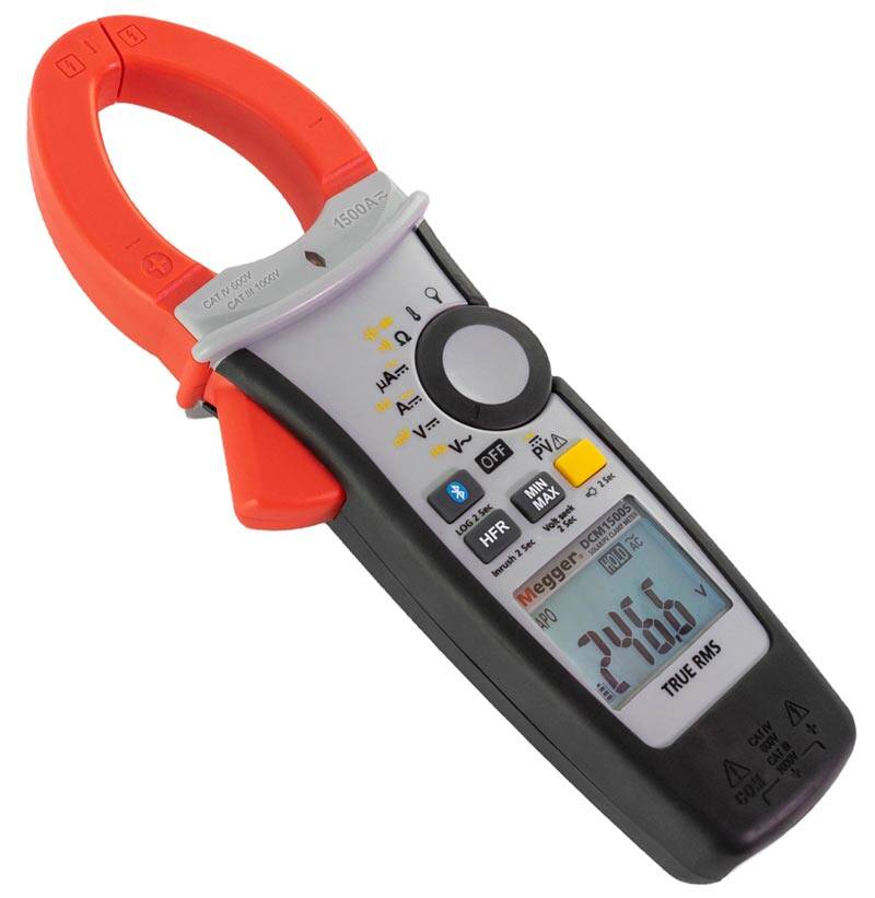 DCM1500S-megger | Weschler Instruments Solar Clampmeter - Megger DCM1500S