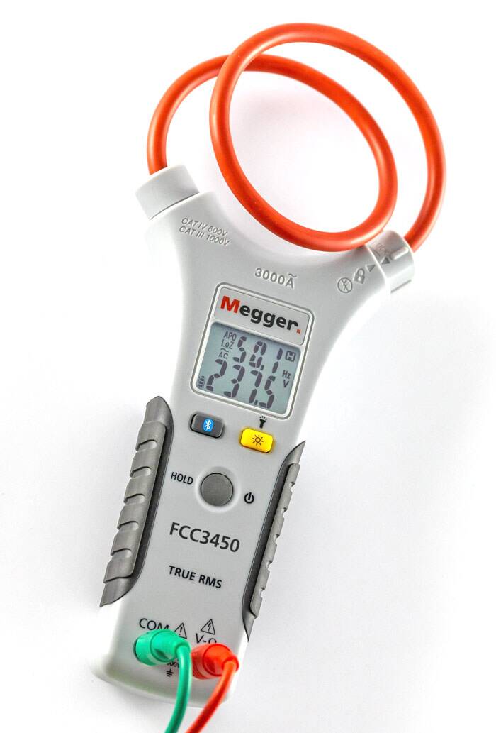 FCC3450 | Weschler Instruments Flexible Clamp Meter - Megger FCC3450